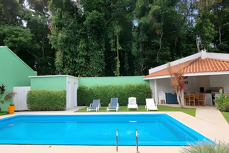 A Campeã da Riviera! Casa Térrea | 4 Quartos | Piscina Aquec