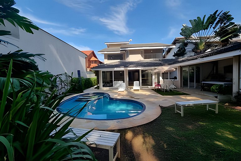 A Melhor da Riviera! 5 Suítes | Piscina Aquecida