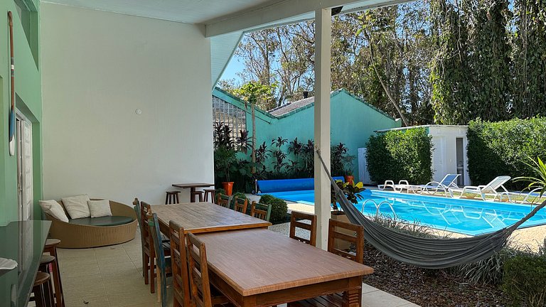 A Campeã da Riviera! Casa Térrea | 4 Quartos | Piscina Aquec