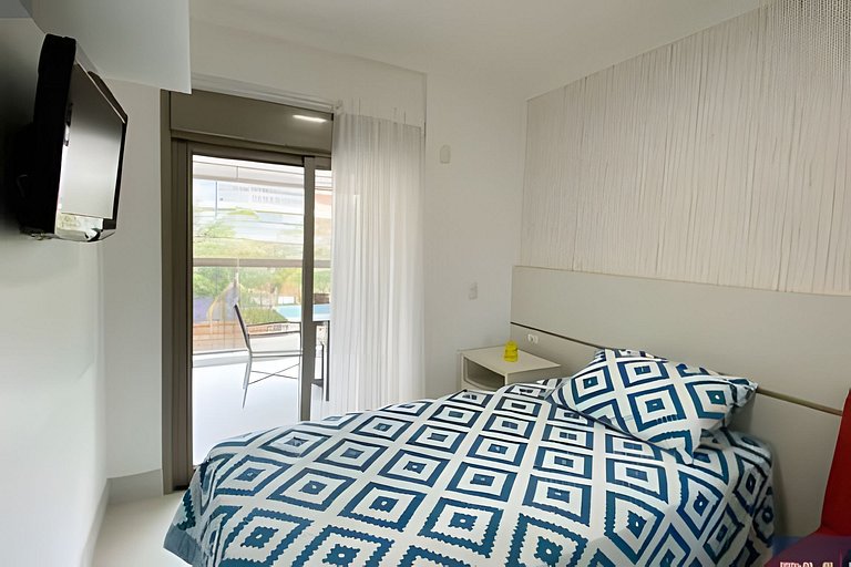 Apto com Piscina Aquecida | Riviera Mód 7