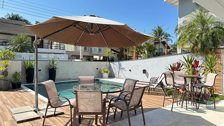 Linda e Moderna Casa Riviera | 5 Suítes| Mód 26