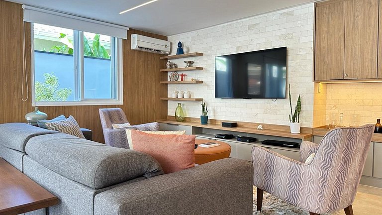 Linda e Moderna Casa Riviera | 5 Suítes| Mód 26